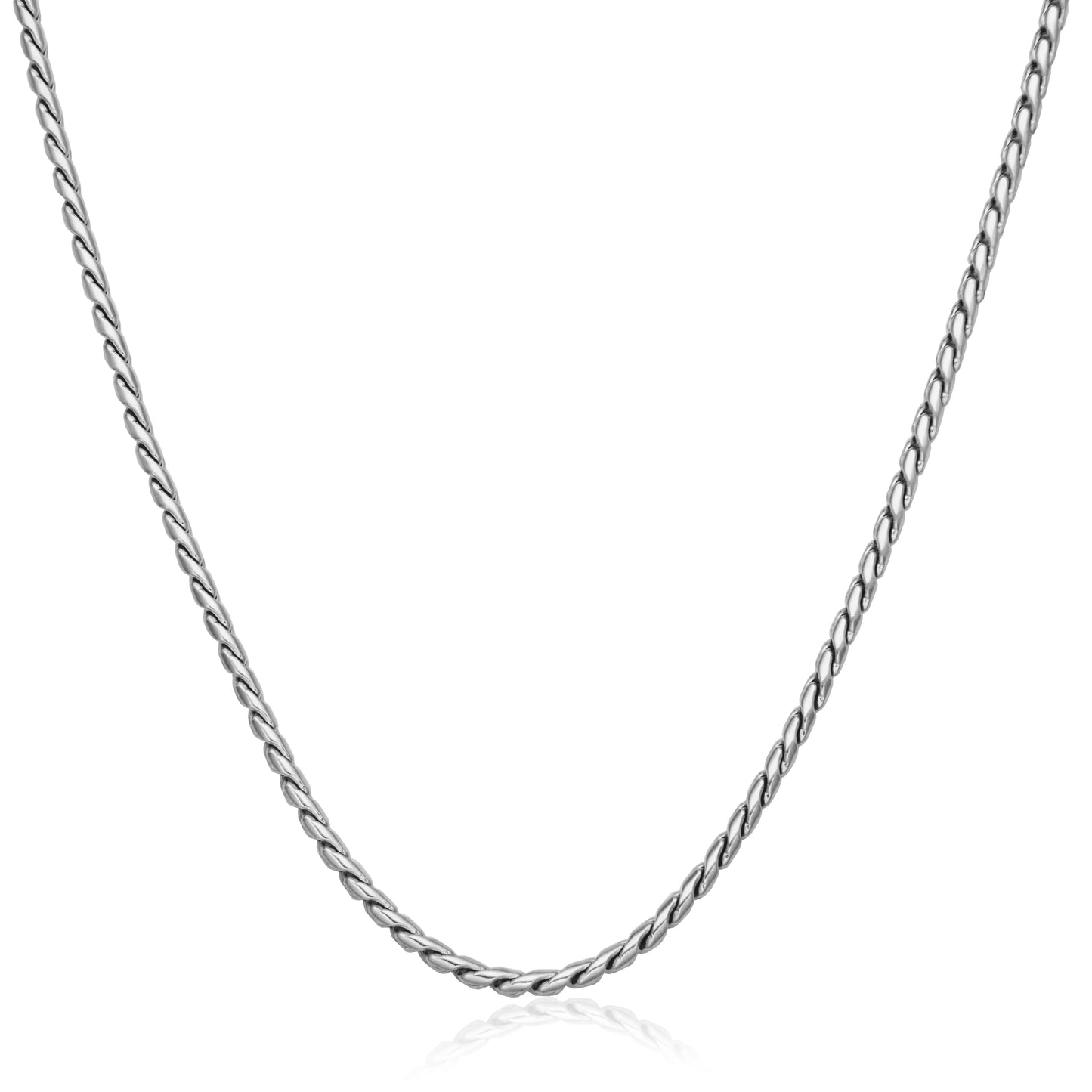 T0XK180120 - Interlocking Chain Necklace | steelx