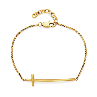 T1XJ870268 - Side Cross Bracelet | Steelx