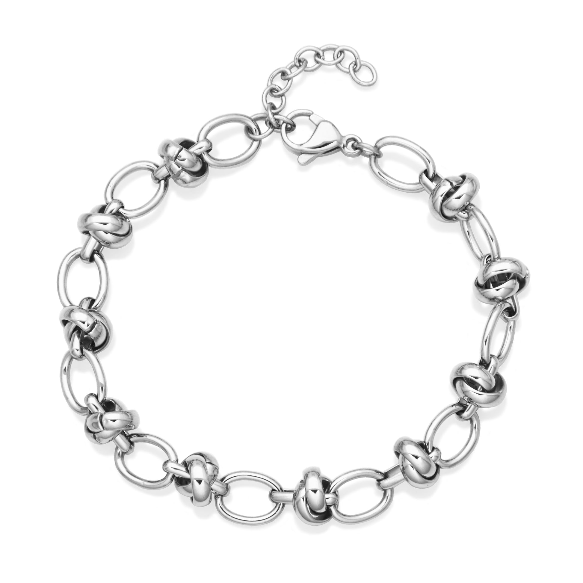 T1XJ910175 - Tie-Up Link Chain Bracelet | Steelx