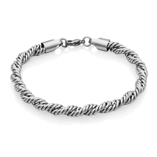 T1XK080188 - Twisted Rope Chain Bracelet | steelx