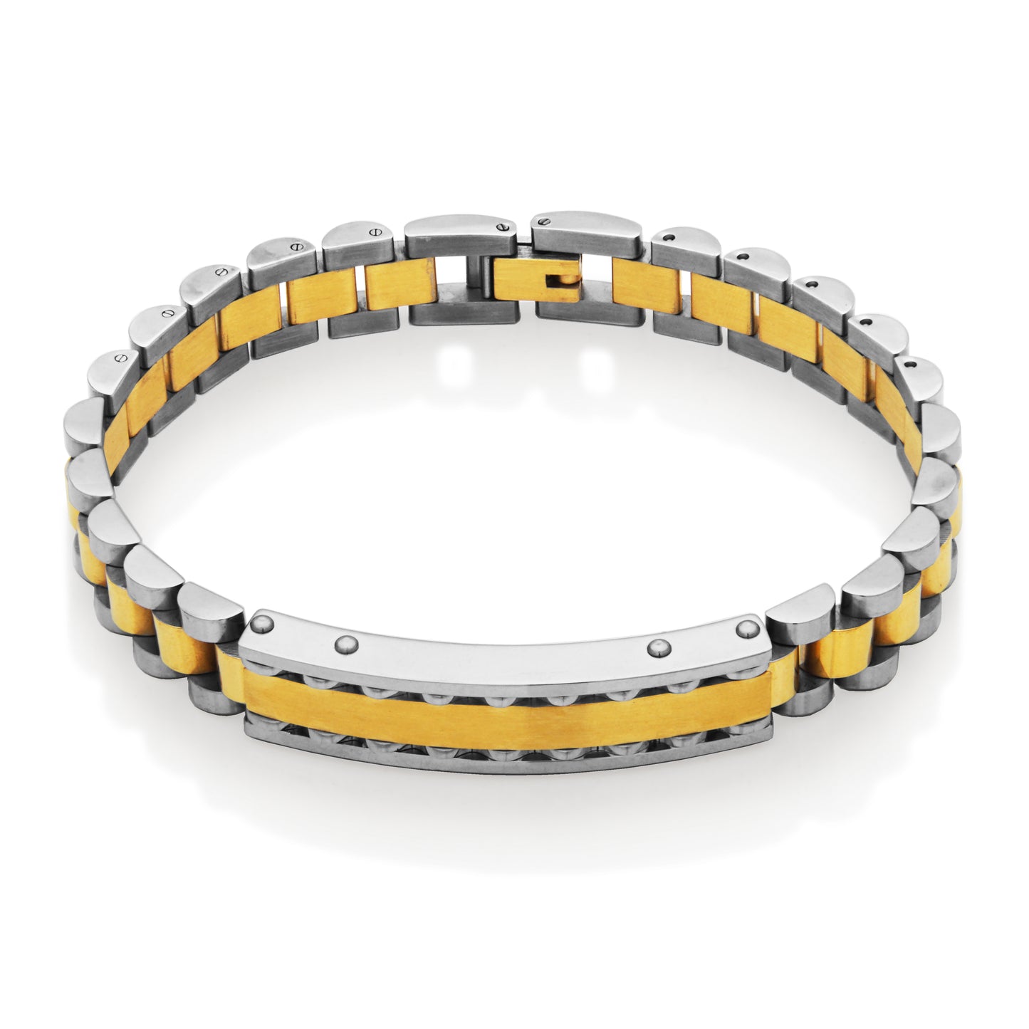 T1XK150185 - Two-Tone Watch Link Bracelet | steelx