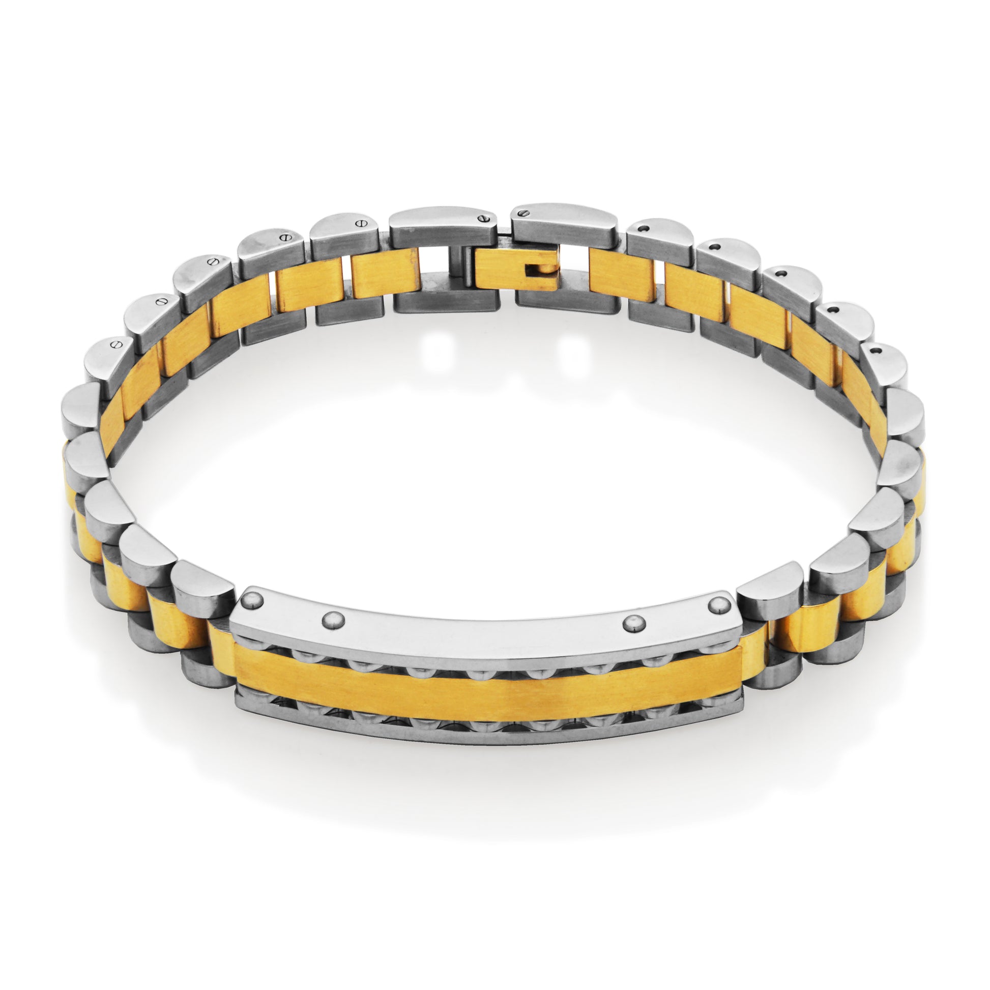 T1XK150185 - Two-Tone Watch Link Bracelet | steelx