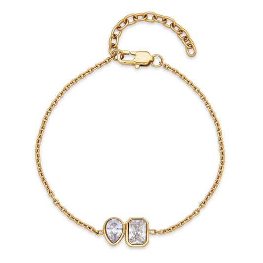 T1XK360265 - Toi Et Moi CZ Bracelet | steelx