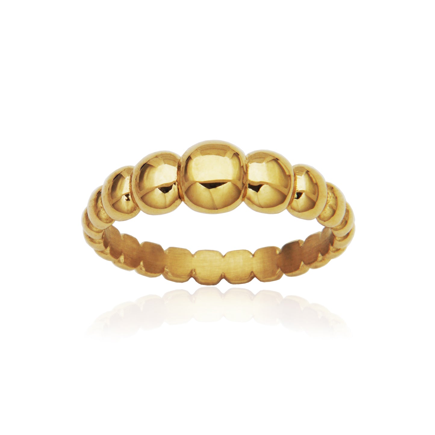 T4XK310260 - Beaded Ring | steelx