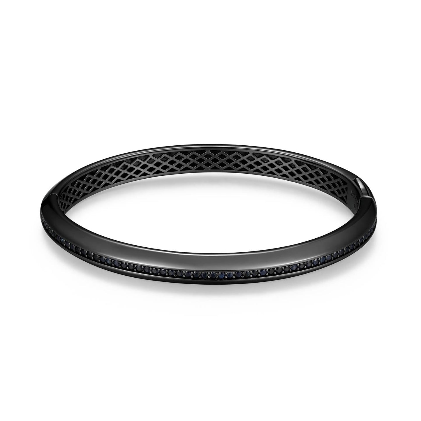 Eclipse Gunmetal Finish Sterling Silver Bracelet - UB0059 | ethos