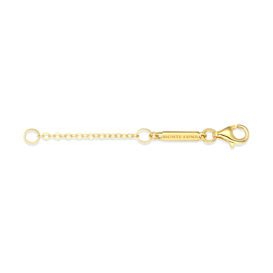 2" Cable Chain Extender in 14K Yellow Gold-Plated Sterling Silver | M by Monte Luna