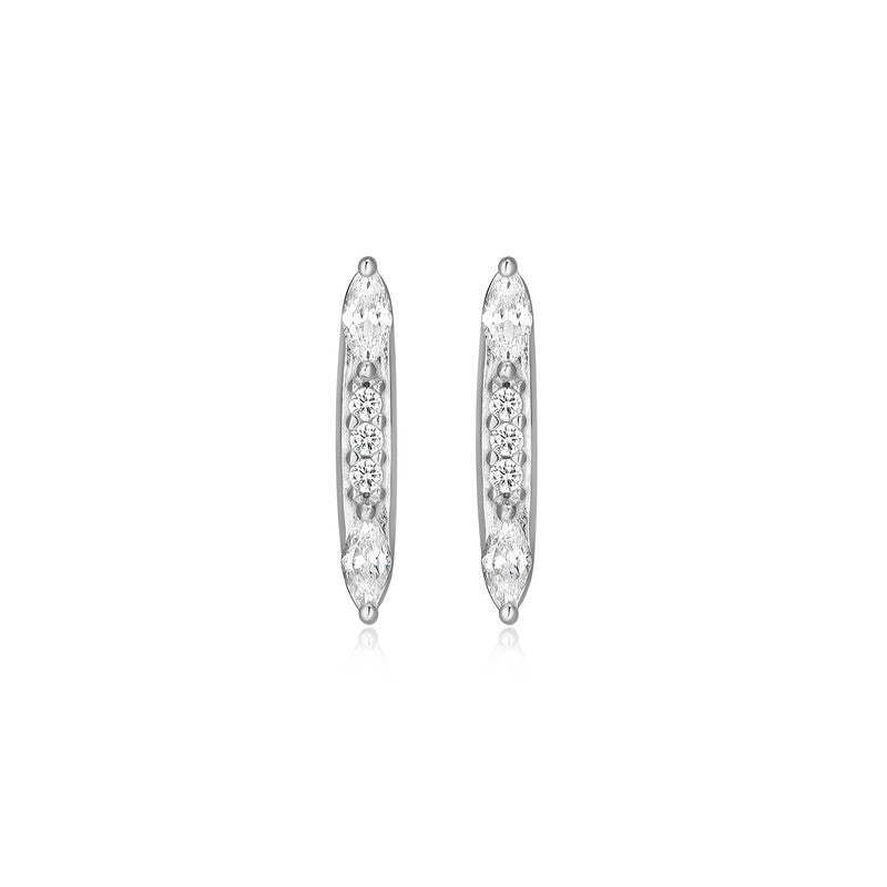 RE0253W - Linear Stud Earrings | reign