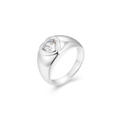 RR0237W6 - Heart Dome Ring | reign