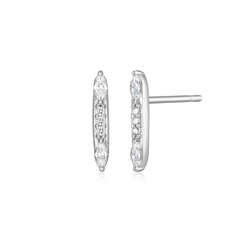 RE0253W - Linear Stud Earrings | reign