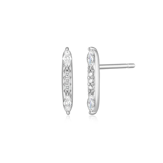RE0253W - Linear Stud Earrings | reign