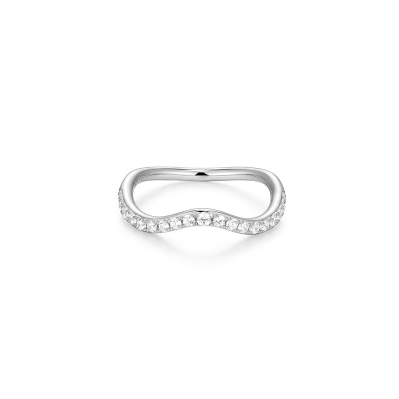 RR0255W6 - Pavé Wave Ring | reign