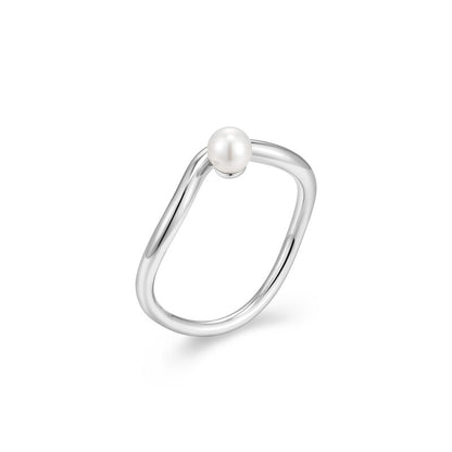 RR0254W6 - Pearl Wave Ring | reign