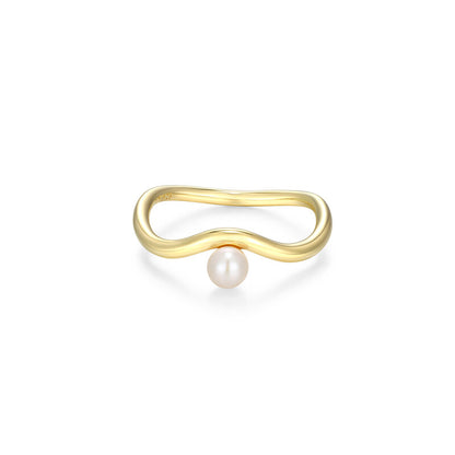 RR0254Y6 - Pearl Wave Ring | reign