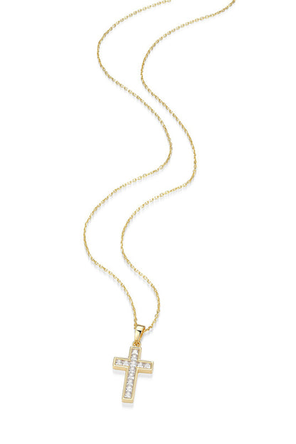 RN0226Y - Classic Cross Pendant Necklace | reign