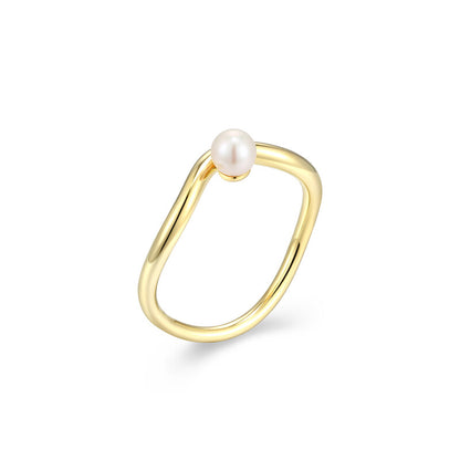 RR0254Y6 - Pearl Wave Ring | reign